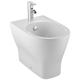 JACOB DELAFON Bidet céramique au sol Carénage mural Facile à nettoyer et à entretenir Comprend des fixations cachées au sol Coul