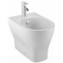 JACOB DELAFON Bidet céramique au sol Carénage mural Facile à nettoyer et à entretenir Comprend des fixations cachées au sol Coul