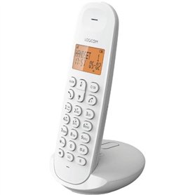 Téléphone fixe sans fil - LOGICOM - DECT ILOA 155T SOLO - Blanc - Avec répondeur