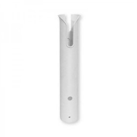 ALCIUMPECHE Porte Canne PVC Blanc 1 Canne Fixation A VIS