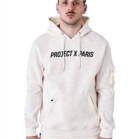 Sweat à capuche homme Project X Paris PROJECT SWEAD&HOODIE 2522058 CC Beige