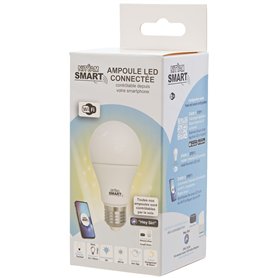 NITYAM SMART Ampoule LED connectée Standard 9W 806 Lumens Culot E27 - Couleur d'éclairage Changement de blancs (CCT) - Angle d'é