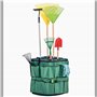 WERKA PRO Range Outils de Jardin d'angle avec sa Housse