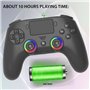 Manette sans fil - SUBSONIC - PS4 - LED - Vibrations - Prise casque - Noir
