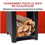 KZ GARDEN - Brasero Plancha au Charbon de Bois - Barbecue Teppanyaki Diamètre 61cm - Cuisine Conviviale Extérieure