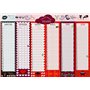 Pack de trois calendriers perpetuels anniversaires et dates importantes - Famille couple et copains - Français