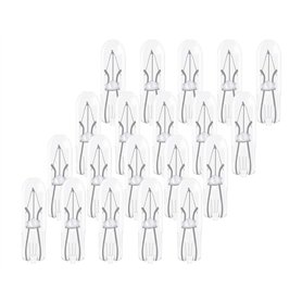 Magnet - Lot 20 Ampoules Halogène Wedge Témoin Chaude 3200K - 12V 1.2W T5 w2x4.6d - Pour Tableau de Bord