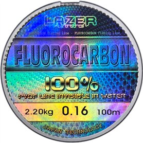 LAZER LINE Fil de pêche en fluorocarbone - 100 m de diamètre - 0