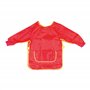 Idena 611186 - Tablier de bricolage pour enfants de 7 à 8 ans avec manches longues et fermeture velcro
