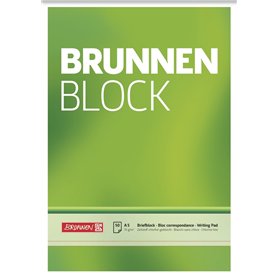Brunnen 1052426 Bloc à lettres/bloc-notes au format A5