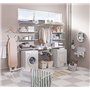 Element System 11202-00003 Laura Support ceintres inclinable/incluant vis/chevilles Blanc