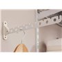 Element System 11202-00003 Laura Support ceintres inclinable/incluant vis/chevilles Blanc