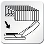 Dahle 79896 Agrafeuse Mini Nous +320 Capacité 12F Agrafes N.10 Plastique Noir