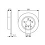 Bosch BD2438 Disques de frein - certification ECE-R90-1 jeu de 2 disques