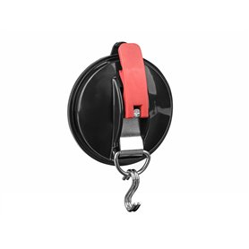 CALIMA 46061 Ventouse avec Anneau et 2 Crochets Charge maximale 50 kg