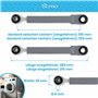 DL-pro Lot de 3 amortisseurs 80N pour Bosch Siemens 673541 00673541 11039636 Amortisseur de friction pour machine à laver