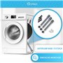 DL-pro Lot de 3 amortisseurs 80N pour Bosch Siemens 673541 00673541 11039636 Amortisseur de friction pour machine à laver