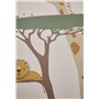 Sterntaler Safari Matelas à langer, pour bébé, matériau extérieur facile d'entretien et lavable, avec motif imprimé girafe et li