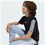 T shirt à manches courtes Enfant Adidas J 3S TEE 160 JD6487 Noir