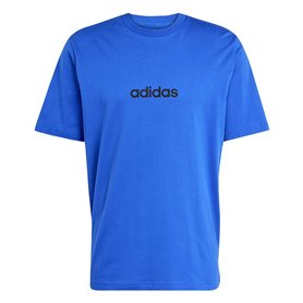 T-shirt à manches courtes homme Adidas M LIN SJ T JE8995 Bleu