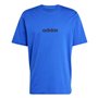 T-shirt à manches courtes homme Adidas M LIN SJ T JE8995 Bleu