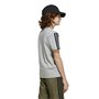 T shirt à manches courtes Enfant Adidas J 3S TEE 160 JD6486 Gris