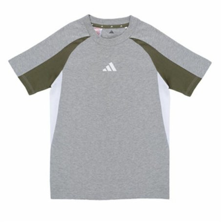 T shirt à manches courtes Enfant Adidas J CB T JD0059 Gris