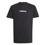 T shirt à manches courtes Enfant Adidas J LIN TEE 160 JC9748 Noir