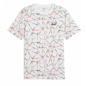 T-shirt à manches courtes homme Puma LOVE UNITED AOP Tee   684700 02 Blanc