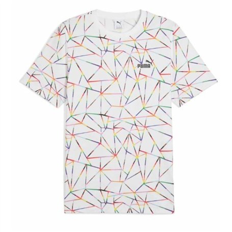 T-shirt à manches courtes homme Puma LOVE UNITED AOP Tee   684700 02 Blanc