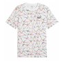 T-shirt à manches courtes homme Puma LOVE UNITED AOP Tee   684700 02 Blanc