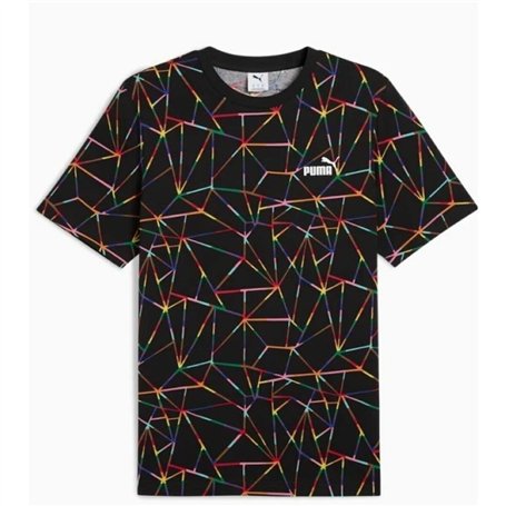T-shirt à manches courtes homme Puma LOVE UNITED AOP Tee Noir