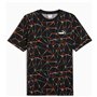 T-shirt à manches courtes homme Puma LOVE UNITED AOP Tee Noir