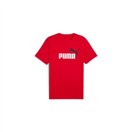 T-shirt à manches courtes homme Puma ESS 2 COLOR No. 1 Logo Tee C/O 684708 11 Rouge