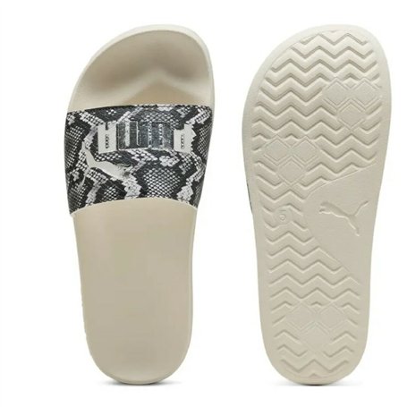 Tongs pour Femmes Puma Leadcat 2.0 Snake Chic SS25 400680 02 Beige