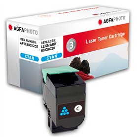 AgfaPhoto APTL800X2CE Cartouche d'encre compatible avec Imprimante CX510DE Cyan