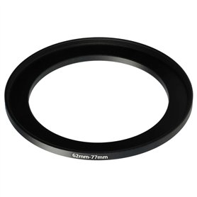 vhbw Bague d'adaptation de Filtre Step-Up de 62 mm vers 77 mm pour Objectif d'appareil Photo - Adaptateur