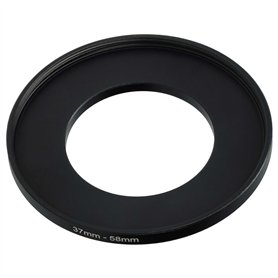 vhbw Bague d'adaptation de Filtre Step-Up de 37 mm vers 58 mm pour Objectif d'appareil Photo - Adaptateur