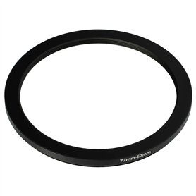 vhbw Bague d'adaptation de Filtre Step-Down de 77 mm vers 67 mm pour Objectif d'appareil Photo - Réducteur