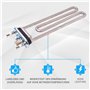 VIOKS Élément chauffant de rechange pour AEG 1327242416 3792301008 IRCA 6295134R 230 V 1950 W – Résistance chauffante avec sécur