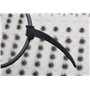 uptitle Serre-câbles auto-agrippants 12 mm Noir avec œillet - 150 mm / 200 mm / 300 mm - HOOK AND LOOP - Nylon