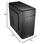 AeroCool ACCS-PQ01014.11 Boîtier PC Mini ITX/Micro-ATX Noir