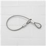 OTOTEC Lot de 2 câbles métalliques en acier inoxydable avec double extrémité bouclée Longueur 50 cm Diamètre 6 mm Résistance à l