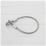 OTOTEC Lot de 2 câbles métalliques en acier inoxydable avec double extrémité bouclée Longueur 50 cm Diamètre 6 mm Résistance à l