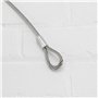 OTOTEC Lot de 2 câbles métalliques en acier inoxydable avec double extrémité bouclée Longueur 50 cm Diamètre 6 mm Résistance à l