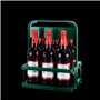 Benefischl Porte-Bouteille Pliable à 6 Trous, Porte-Bocal à BièRe Portable BBQ, Panier pour Le Rangement et L'Organisation de la