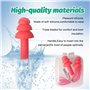 LuLyL 20 paires de bouchons d'oreille en silicone réutilisables Bouchons d'oreille à réduction de bruit étanches souples Bouchon