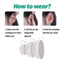 LuLyL 20 paires de bouchons d'oreille en silicone réutilisables Bouchons d'oreille à réduction de bruit étanches souples Bouchon