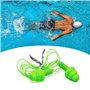 LuLyL 20 paires de bouchons d'oreille en silicone réutilisables Bouchons d'oreille à réduction de bruit étanches souples Bouchon