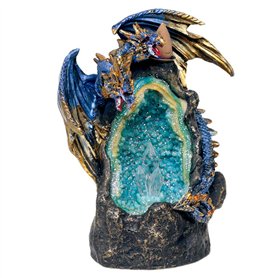 Puckator Brûleur d'Encens LED à Reflux - Dragon Cave de Cristal